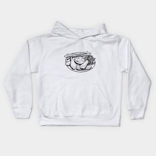 dish of fast food Kids Hoodie